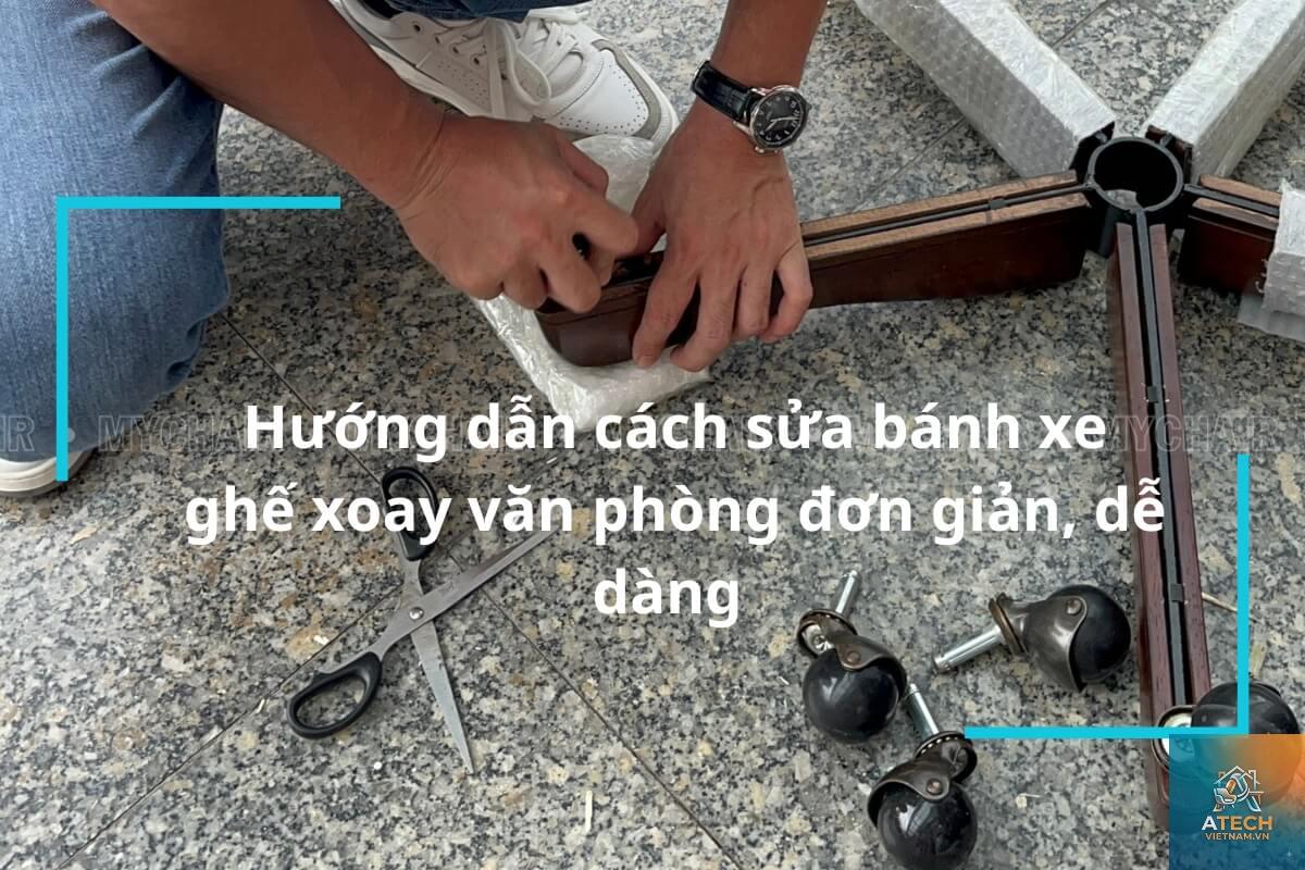 cách thay bánh xe xoay - Hình 3