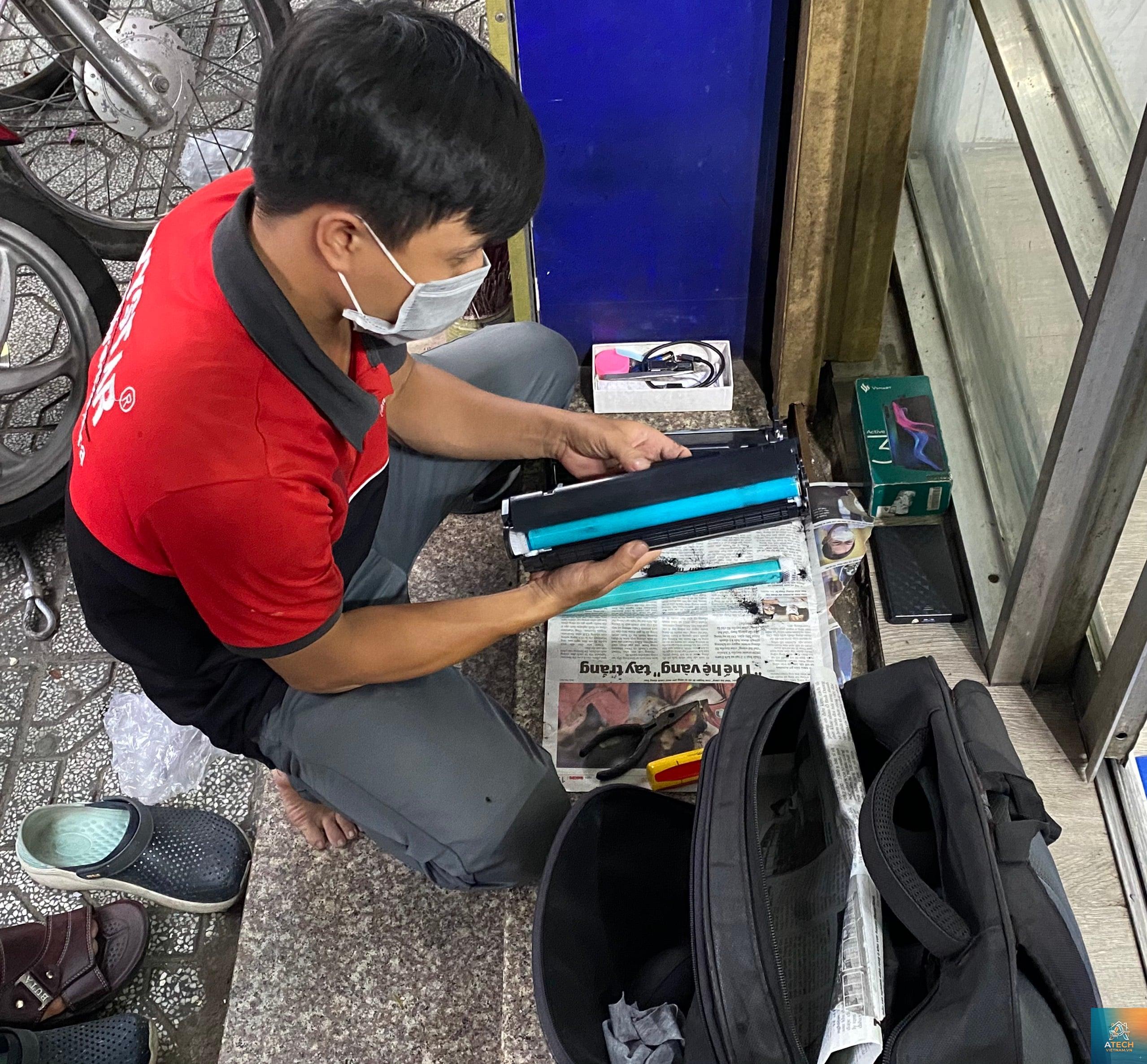 cách thay mực máy in bạt - Hình 3