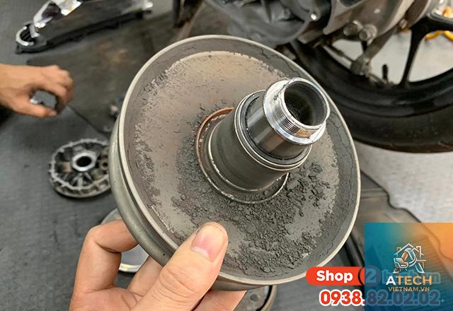 cách thay puly bị mòn - Hình 3