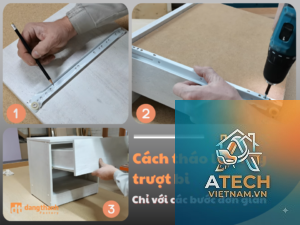 cách thay ray trượt