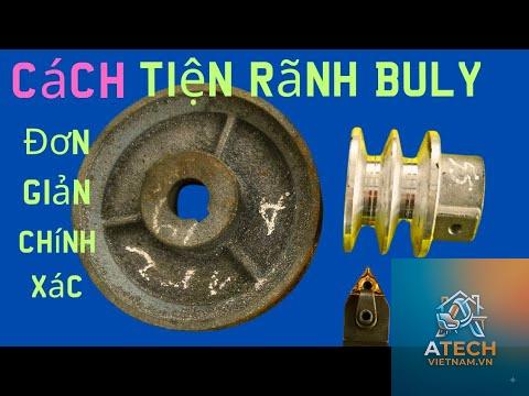 cách tiện puly sắt - Hình 2