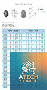 cách tra bảng nhông xích