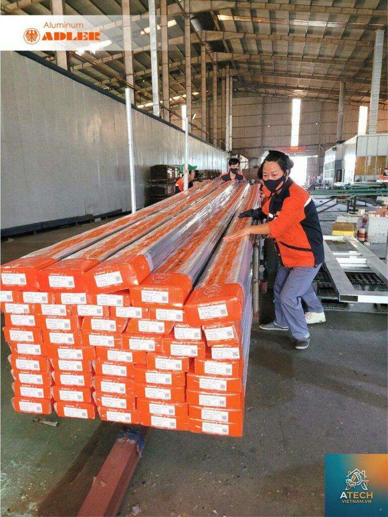 cách vận chuyển thanh nhôm dài