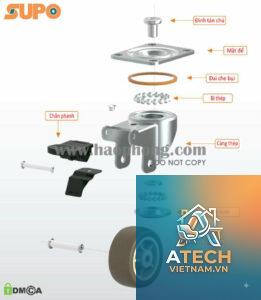 cấu tạo bánh xe xoay