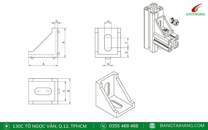 cấu tạo ke góc vuông - Hình 3