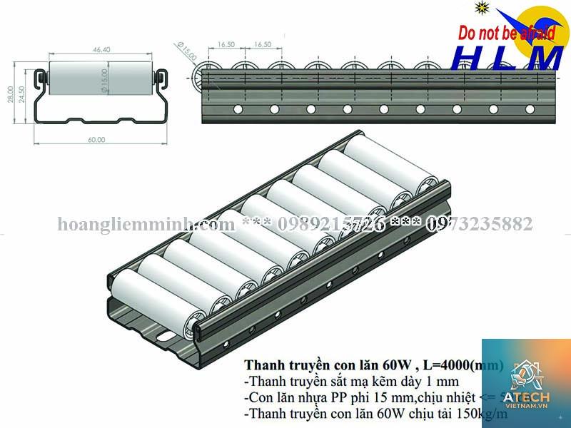 cấu tạo thanh truyền con lăn - Hình 4