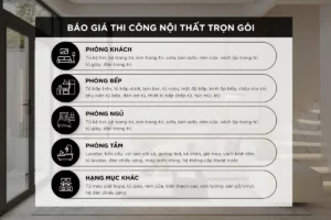 chi phí thi công nội thất gồm những gì