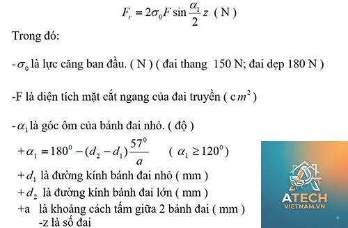 công thức tính chiều dài dây đai - Hình 3