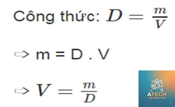 công thức tính khối lượng vật liệu