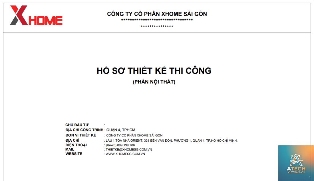 hồ sơ thi công nội thất gồm những gì - Hình 3