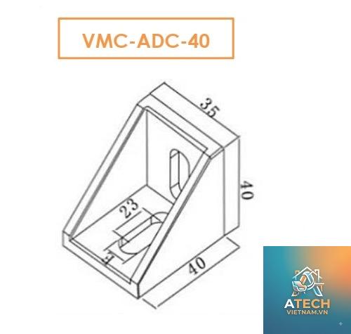 ke góc vuông 40x40 thông số kỹ thuật
