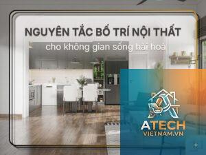 nguyên tắc bố trí không gian nội thất