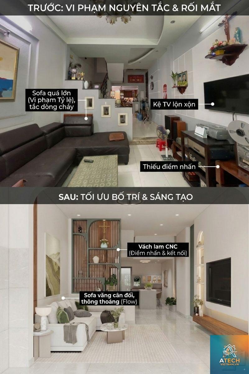 nguyên tắc lưu thông trong nội thất - Hình 3