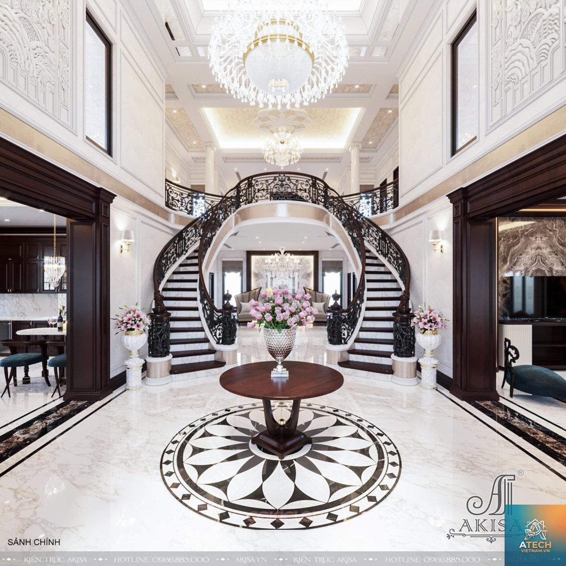 nội thất biệt thự phong cách luxury châu âu - Hình 4