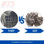 phân biệt sắt và thép
