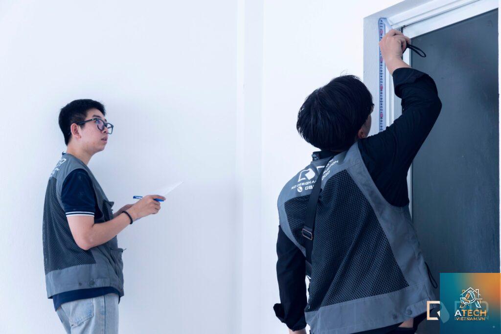 quy trình khảo sát hiện trạng nội thất