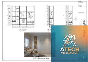 quy trình triển khai bản vẽ nội thất