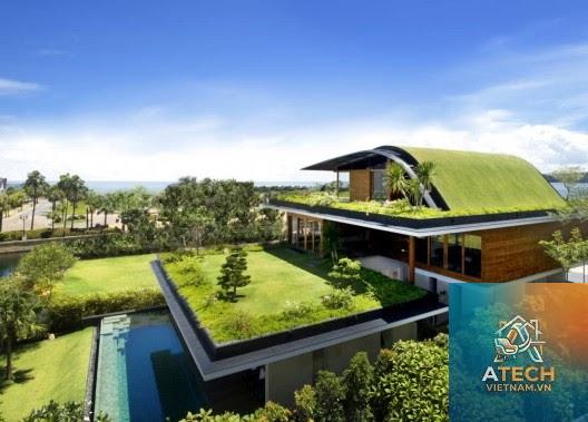 thiết kế biệt thự xanh thân thiện môi trường