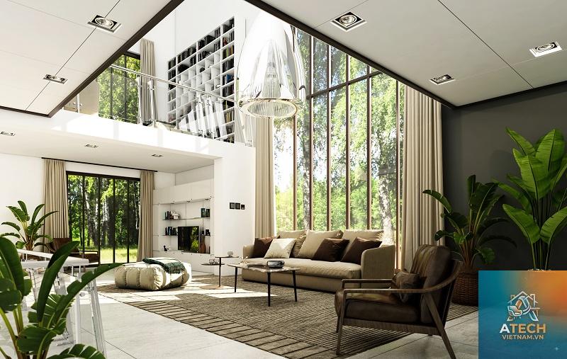 thiết kế nội thất biệt thự 2 tầng - Hình 2