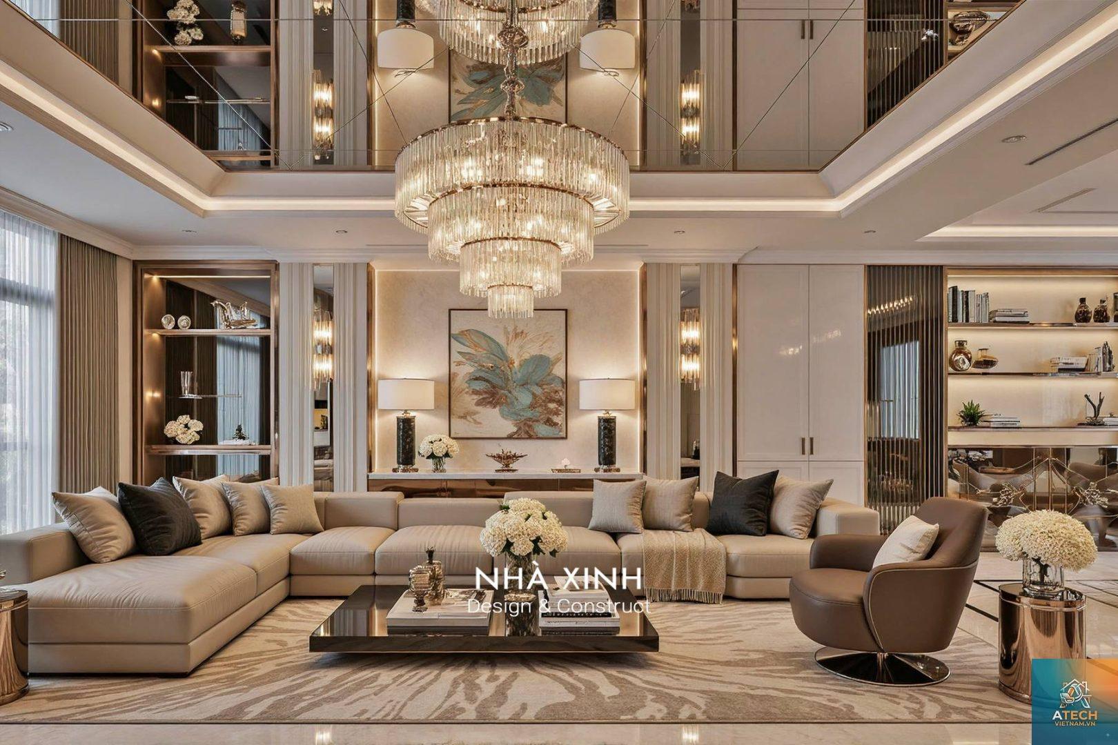 thiết kế nội thất biệt thự 3 tầng - Hình 5