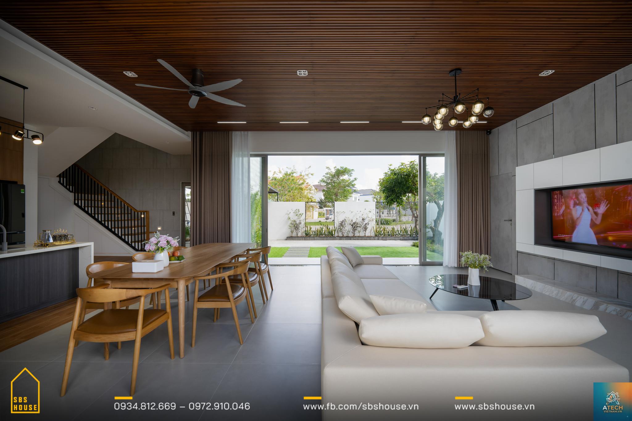 thiết kế nội thất biệt thự chữ L - Hình 5