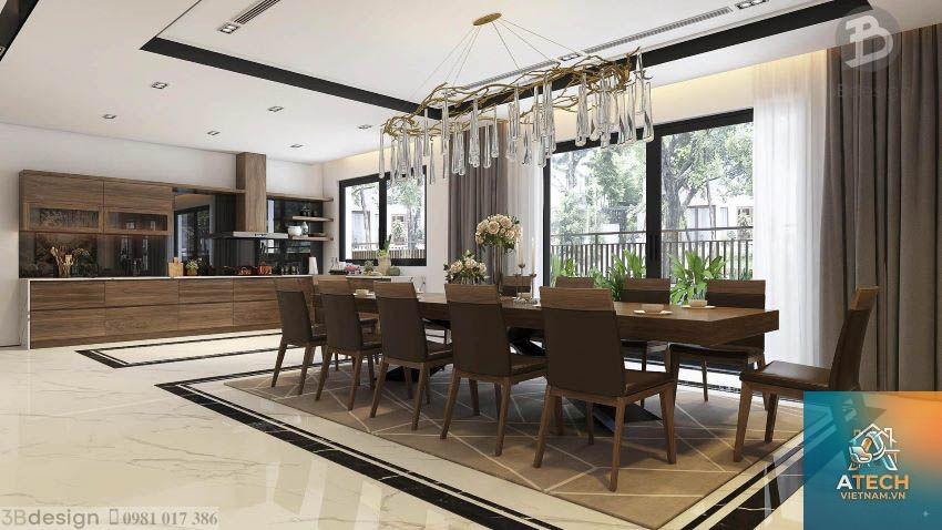 thiết kế nội thất biệt thự nhà vườn đẹp - Hình 3