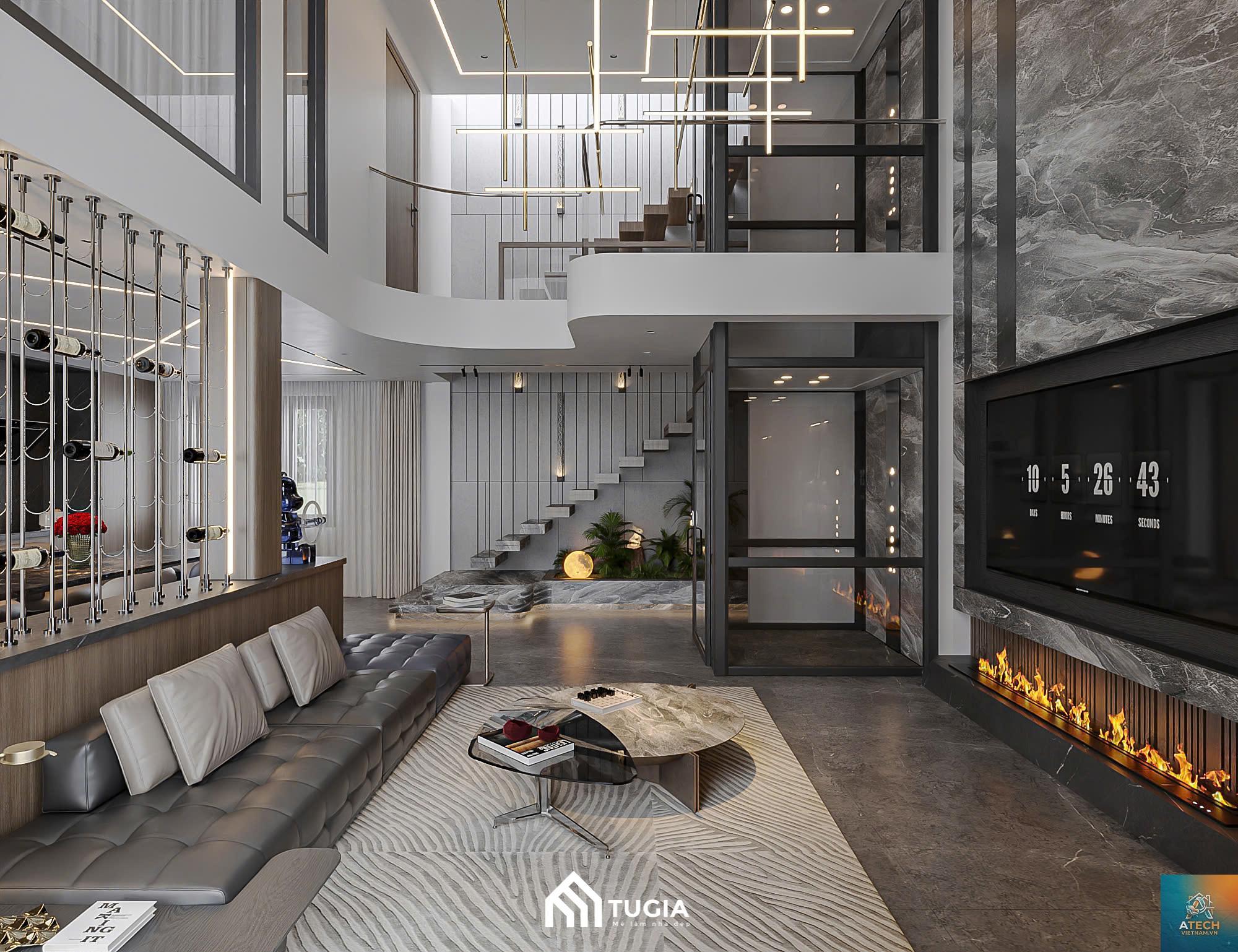 thiết kế nội thất biệt thự thông minh - Hình 4