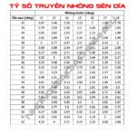 thông số nhông sên dĩa exciter