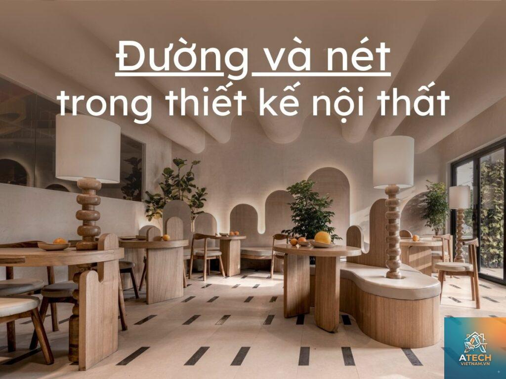 vai trò của đường nét trong nội thất