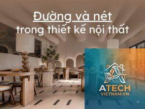vai trò của đường nét trong nội thất
