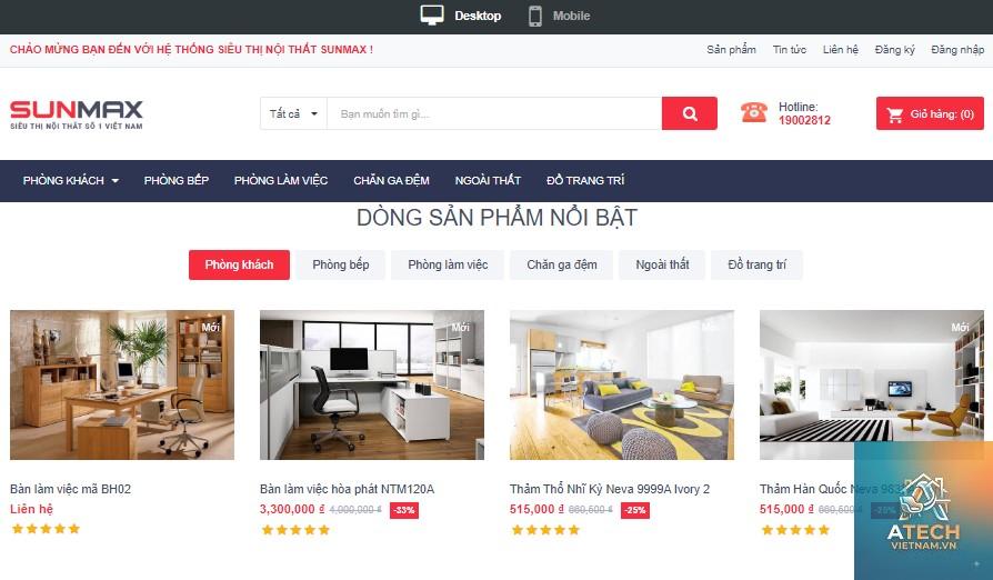 website nội thất cần có gì