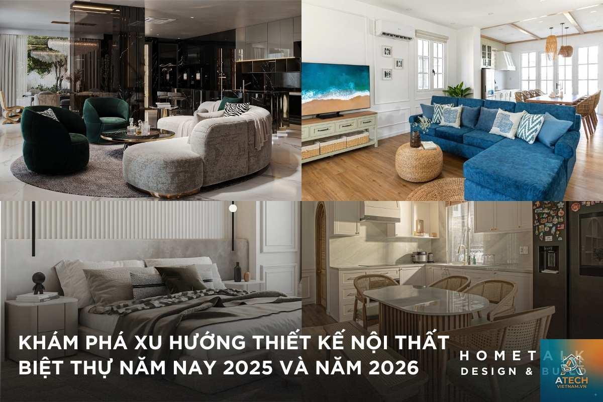 xu hướng thiết kế nội thất biệt thự 2026 - Hình 2